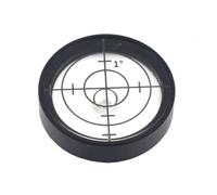 Niveau à bulle Perle à bulle de niveau en métal D25mm T6mm multicolore(White)