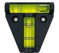 Niveau à bulle pour caravane - Dispositif de nivellement à bulle à 2 voies pour camping, camping-cars, remorques et camping-cars - Accessoire de montage facile pour un nivellement précis