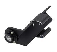 Niveau à bulle réglable à angle droit pour tiges standard en aluminium moulé sous pression de 2,2 cm pour poteau de centrage, instrument robotique, calibrage orange noir (C)