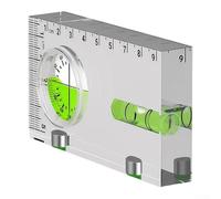 Niveau à bulle transparent avec base magnétique 23 cm (A)