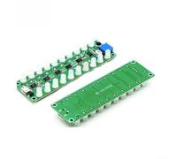 Niveau audio LED activé par le son pour spectre, indicateur RVB pour analyseur de spectre avec prise en charge d'alimentation USB et tampons de soudure DIY (LED verte)