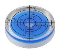 Niveau circulaire de 32 mm avec bulle fluorescente pour la mesure et la mise en page - Construction acrylique, 3,2 x 0,7 cm, précision 20° - 30° - Professionnel (3)