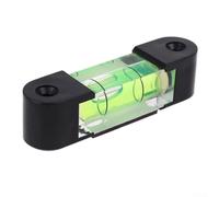 Niveau cylindrique en plastique à bulle avec perle horizontale haute, 68 x 16,3 x 18 mm, niveau long simple ligne pour construction, bricolage et menuiserie - Vert (B)