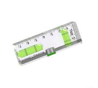 Niveau de construction de 23 cm avec support magnétique puissant (A) | Corps moulé par injection durable, résistant aux chocs, visibilité claire, longueur 23 cm, utilisation verticale au-dessus de