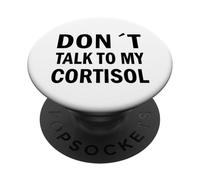 Niveau De Cortisol Texte Uniquement Meme Élevé PopSockets PopGrip Adhésif