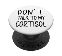 Niveau De Cortisol Texte Uniquement Meme Élevé PopSockets PopGrip Adhésif