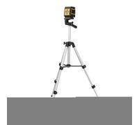 Niveau de ligne transversale avec trépied, hauteur réglable en croix, kit d'installation rapide, gadget d'alignement pour installation extérieure, fenêtre, montage mural, armoire, jardin