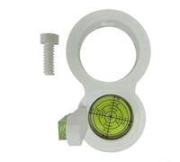 Niveau de perçage portatif avec fiole à bulles à double axe pour prendre en charge la précision de perçage horizontal et vertical dans un usage résidentiel et commercial léger (blanc)