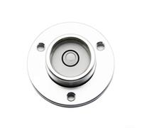 Niveau de poche pour aluminium verre pour précis 35mm compact | Trou de montage central, fixation sÃ©curisÃ©e, mÃ©tal et verre, 35mm diamÃ¨tre, pour idÃ©al bricolage(white)