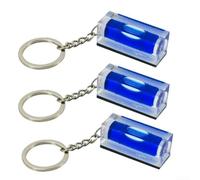 Niveau de poche transparent 3pcs précision 30mm Niveau de poche(blue)