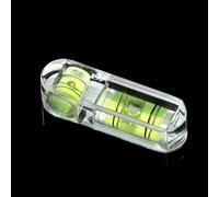 Niveau de poche transparent vert pour mesures | Matériau ABS pour durable, pour résistance aux chocs, compact 30x9mm, pour idéal bricolage maison