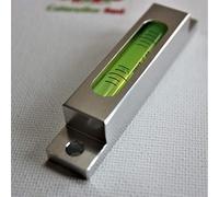 Niveau de Précision en Métal, Flacon de remplacement pour Niveau à Bulle, Niveau à Bulle, Flacons en Tube, Flacon Cylindrique, Sensibilité précise de l'Autonivelant, Vert