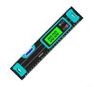 Niveau de spiritueux numérique magnétique rechargeable par USB, règle de niveau magnétique numérique avec écran LCD électronique, détecteur d'angle numérique (300 mm)