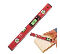 Niveau de torpille magnétique - Outil de mesure de bulles durable à 3 flacons, règle de poche antichoc | Niveleur professionnel pour constructeurs, électriciens, installateurs, réparation de maisons,