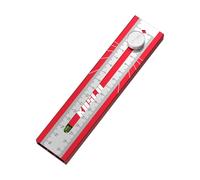 Niveau de traçage multifonctionnel - Rapporteur de traçage avec positionnement réglable - Niveau traceur multi-angle de 16,8 cm - Multifonctionnel - Règle de mesure D