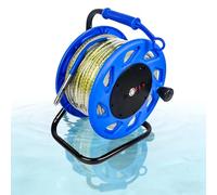 Niveau d'eau à ruban d'acier, jauge de niveau d'eau pour puits profonds, indicateur de nappe phréatique haute précision 30-300 m, niveau à règle portable, pour mesure des forages et des eaux