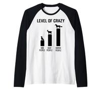 Niveau drôle de Chien de chèvre Cheval Fou Manche Raglan