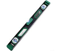 Niveau en alliage d'aluminium de 300 mm avec aimant intégré pour un placement sûr, bulle calibrée pour un niveau réel, revêtement extérieur résistant, outil prêt à l'emploi (niveau 14049)