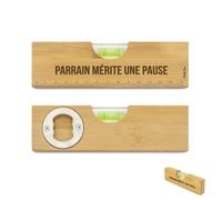 Niveau et décapsuleur - Parrain mérite une pause
