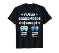 Niveau Grand Frère Débloqué Annonce Grossesse Grand Frère T-Shirt