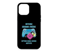 Niveau Grand Frère Débloqué Cadeau Annonce Grossesse Coque pour iPhone 12 Pro Max