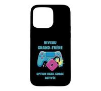 Niveau Grand Frère Débloqué Cadeau Annonce Grossesse Coque pour iPhone 15 Pro Max