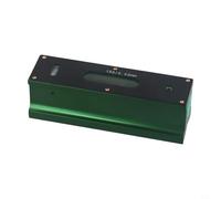 Niveau industriel en métal pour outils de bande Vgroove de 100 mm de longueur avec une base de manchon de résolution de 002 mm et des fioles à bulles graduées avec mesure en bois (150 mm)