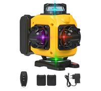 Niveau Laser 12/16 Lignes, Affichage Numérique, Haute Précision, Lumière Ultra-Bright, Autonivelant ±3°,Pivotant 360°, pour