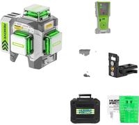 Niveau laser 12 lignes, précision ±2mm, auto-nivelant, télécommande, ZK03CG-L-SET-1