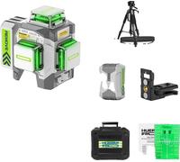 Niveau laser 12 lignes, précision ±2mm, auto-nivelant, télécommande, ZK03CG-L-SET-2