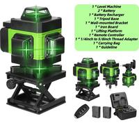niveau laser 4D, 16 lignes, auto-nivellement automatique, vert C 4D