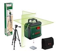 Bosch Laser lignes croisées AdvancedLevel 360, 3 lignes 360° avec trépied premium, portée 24 m