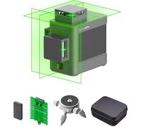 Niveau Laser Autonivelant 3D - HOTO - 12 Lignes - Télécommande - Chargement USB-C