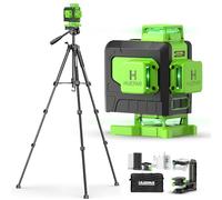 Niveau Laser Chantier Autonivelant 360° X 4 Avec Trépied 150cm Huepar, Lazer Niveaux 4d 16 Lignes Laser, Mode Impulsion Extérieur, Batterie Rechargeable,Nivellement Automatique,Manuel D'utilisation