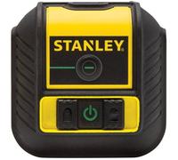 STANLEY STHT77592-1 Niveau Laser Croix + Équerrage Cross90 - Faisceau vert 4x plus lumineux - étanche IP50 - double filetage 1/4" - portée 16m - Précision +/- 5mm - revêtement renforcé