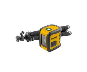 Niveau laser croix vert IRONSIDE portée 20m ±0,4mm/m + trépied