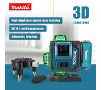 Niveau laser extérieur Makita 360° X4 16 lignes, auto-nivelant, pour mesure de précision No battery