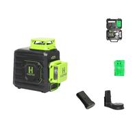 Niveau laser, faisceau vert, autonivelant, set 1