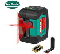 Niveau Laser HYCHIKA 15M - Laser Rotatif 360° - Support Magnétique - Etui de Protection - 2 Piles AA