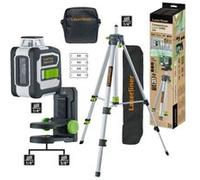 Laserliner CompactLine-Laser G360 Kit Laser À Croix Avec Trépied Dans Un Sac - 2 Lignes - 30 M - Vert - Bluetooth