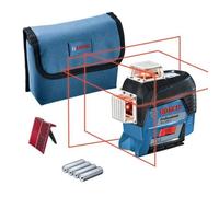 Niveau laser lignes Bosch Professional GLL 3-80 C - 0601063R00 - Noir et bleu - Sans fil - Portée 120 m