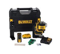 Niveau laser multilignes 3 x 360° avec faisceau vert et télécommande - Livré en coffret T-STAK - DEWALT - DCLE34035D1-QW