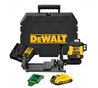 Niveau laser multilignes 3x360° compact XR 18V 2Ah Li-Ion - faisceaux verts DCLE34031D1-QW DEWALT