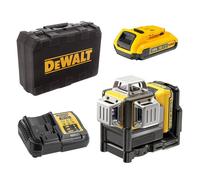 Niveau laser multilignes vert 10,8V XR + 1 batterie 2Ah + chargeur - DEWALT - DCE089D1G-QW