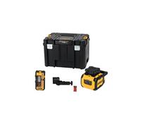 DEWALT Laser alcalin rotatif rouge, portée de 600m avec détecteur, autonomie de 35 heures des piles alcalines, DCLE05211R-XJ