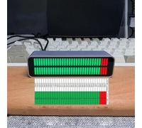 Niveau lumineux stéréo avec surveillance du signal audio en temps réel et matériau de qualité aérospatiale pour des conditions de performance difficiles