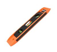 Niveau Magnétique, Petit Niveau Magnétique Compact, Règle Portative Équilibrée Horizontal et Vertical pour Menuiserie Ébénisterie Plomberie Carrelage Sol Garage