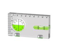 Niveau magnétique portable avec aimant puissant, niveau avec indicateur d'angle, pour meubles, établissement, loisirs, atelier, menuiserie, code ronde, construction, ingénierie