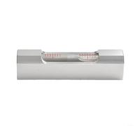 Niveau mécanique en forme de règle prenant en charge à la fois la mesure linéaire et l'indication du niveau dans un instrument de poche intégré (argent)