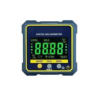 Niveau numérique magnétique 2 en 1 et détecteur d'angle, inclinomètre, jauge biseautée avec fonction de maintien, rétro-éclairage Base